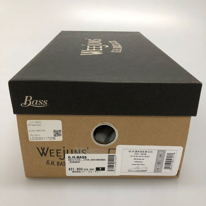 ジーエイチバス ローファー ウィージャンズ ラーソン モカ サイズ7 メンズ ブラウン系 G.H.Bass&Co. WEEJUNS LARSON ローファー 約25.5cm【LA】【中古】