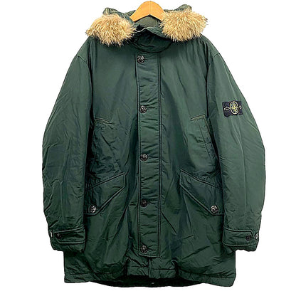 美品◆ストーンアイランド ダウンジャケット MICRO REPS DOWN メンズ カーキ系 サイズ3XL STONE ISLAND 【AFA6】