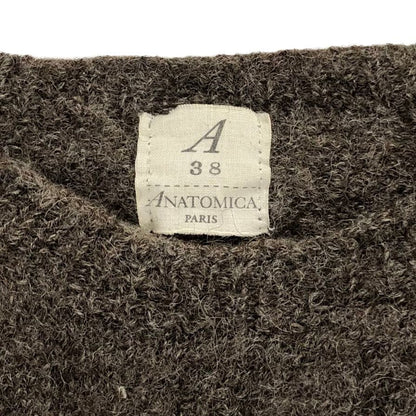 美品◆アナトミカ ニット タートルネック ウール ブラウン メンズ サイズ38 530-452-01 ANATOMICA 【AFB15】