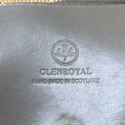 グレンロイヤル ショルダーバッグ ミディアムパース グレージュ ブライドルレザー ゴールド金具 メンズ GLENROYAL【AFI1】