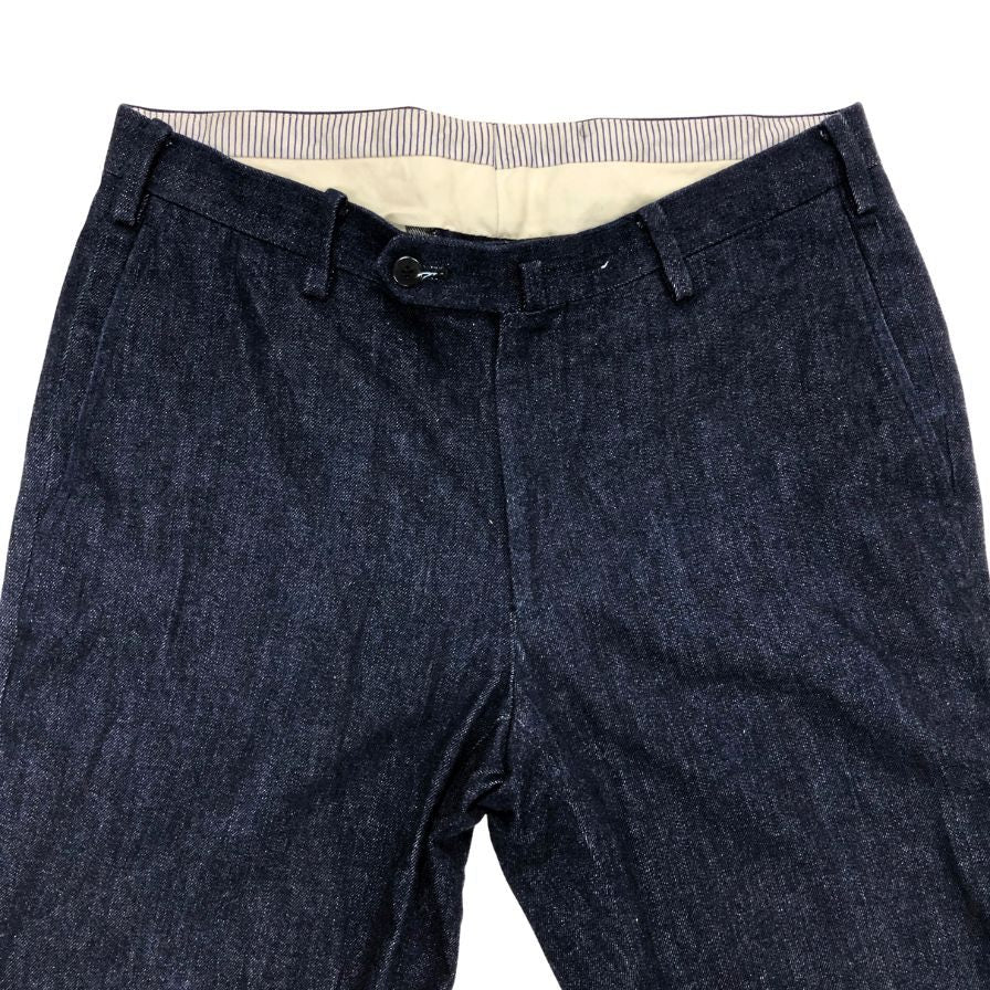 エスオー ストラスブルゴ スラックス パンツ デニム トラウザー インディゴ メンズ サイズ44 SO 【AFB4】