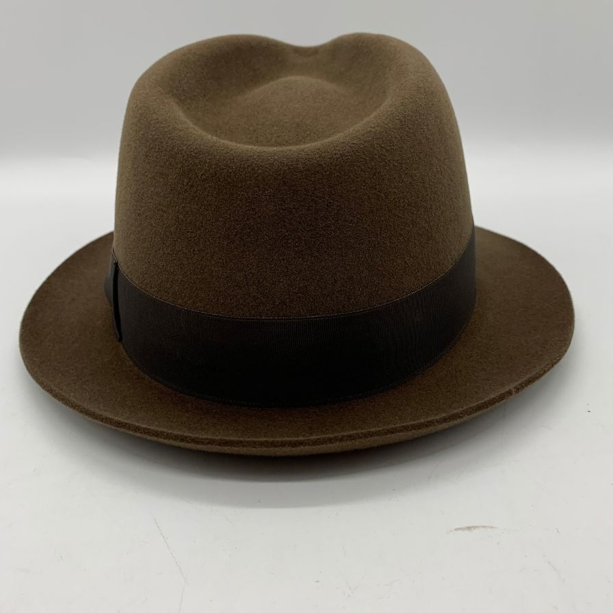カシラ × ノックス 中折れハット ラビット メンズ サイズ58cm ブラウン CA4LA×KNOX