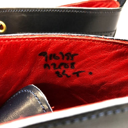 トリッカーズ M2508 ウィングチップ カントリーブーツ メンズ サイズ 8ハーフ ネイビー Tricker’ｓ ブーツ 約27.5cm【LA】【中古】