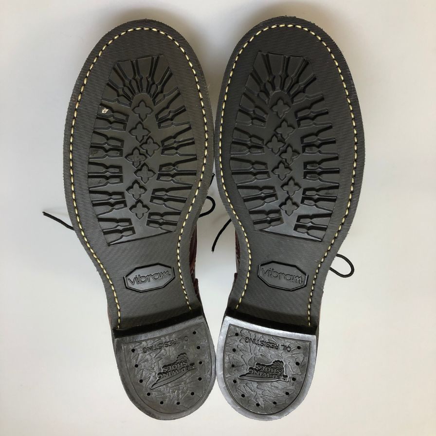 レッドウイング アイアンレンジャーブーツ ストレートチップ 8119 レッド サイズUSA8.5/UK7.5 メンズ RED WING 約26.5cm【AFD8】