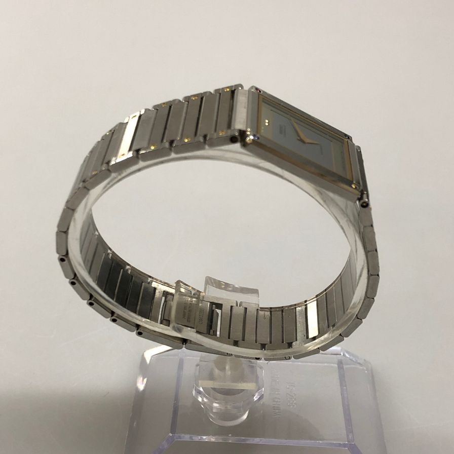 セイコー ラサール クオーツ スクエア シルバー レディース 6730-5269 SEIKO【AFI15】