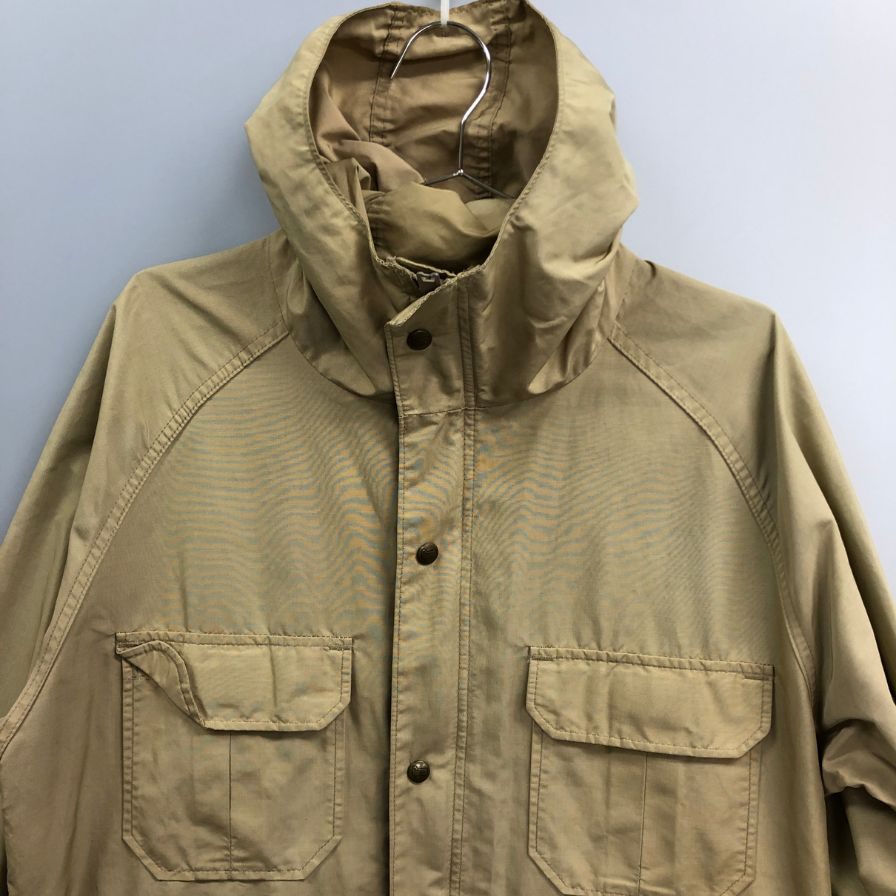 中古◆ウールリッチ マウンテンパーカー 70年代 白タグ ベージュ メンズ サイズM Woolrich 【AFB13】