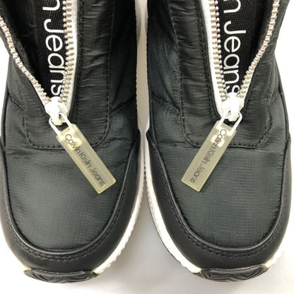 カルバンクライン ジーンズ ハイカットスニーカー ジップ メリーナ ブラック レディース サイズ5.5M Calvin Klein Jeans 約22.5cm【AFC43】