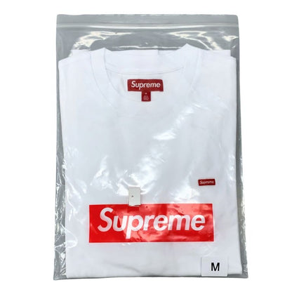 新品同様◆シュプリーム ミニボックス ロゴロンT 25ss メンズ ホワイト サイズM Supreme 【AFB27】
