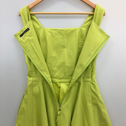 美品◆フォクシー ニューヨーク サマーデイジーワンピース 40サイズ ピスタチオ 25927-STKAZ63  FOXEY NEWYORK 【AFB8】