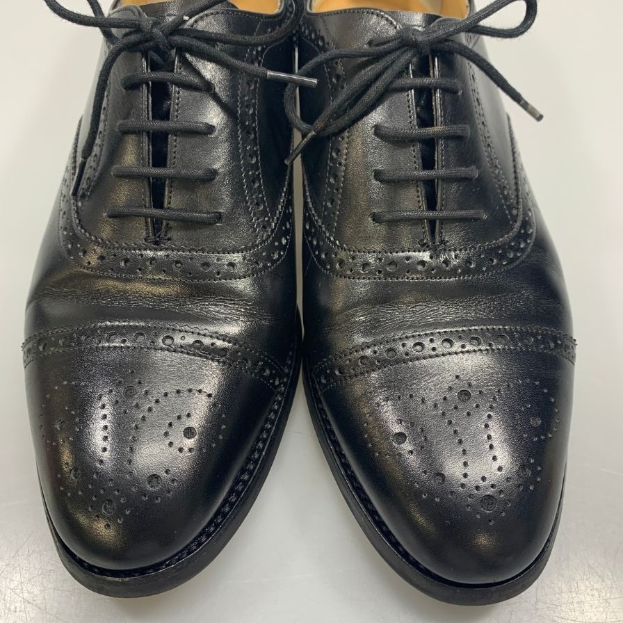 ロイドフットウェア レースアップシューズ ストレートチップ カーフレザー 2827ER01 メンズ ブラック サイズ8 Lloyd Footwear ビジネスシューズ 約26.5cm【LA】【中古】