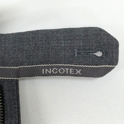 インコテックス パンツ スラックス ウール100% SUPER100'S SLIM FIT メンズ グレー サイズ44 Incotex 【AFB38】