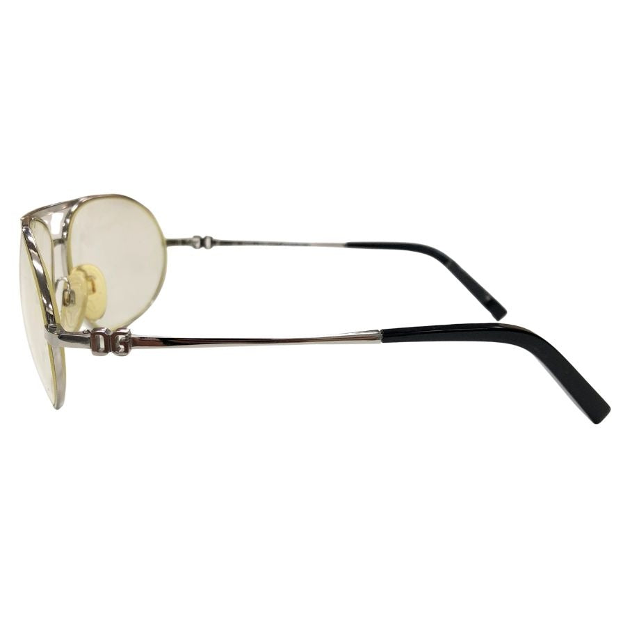 ドルチェ&ガッバーナ 眼鏡 ウェリントン型 シルバー レディース DG488S D87 61□14 130 DOLCE＆GABBANA【AFI18-2】