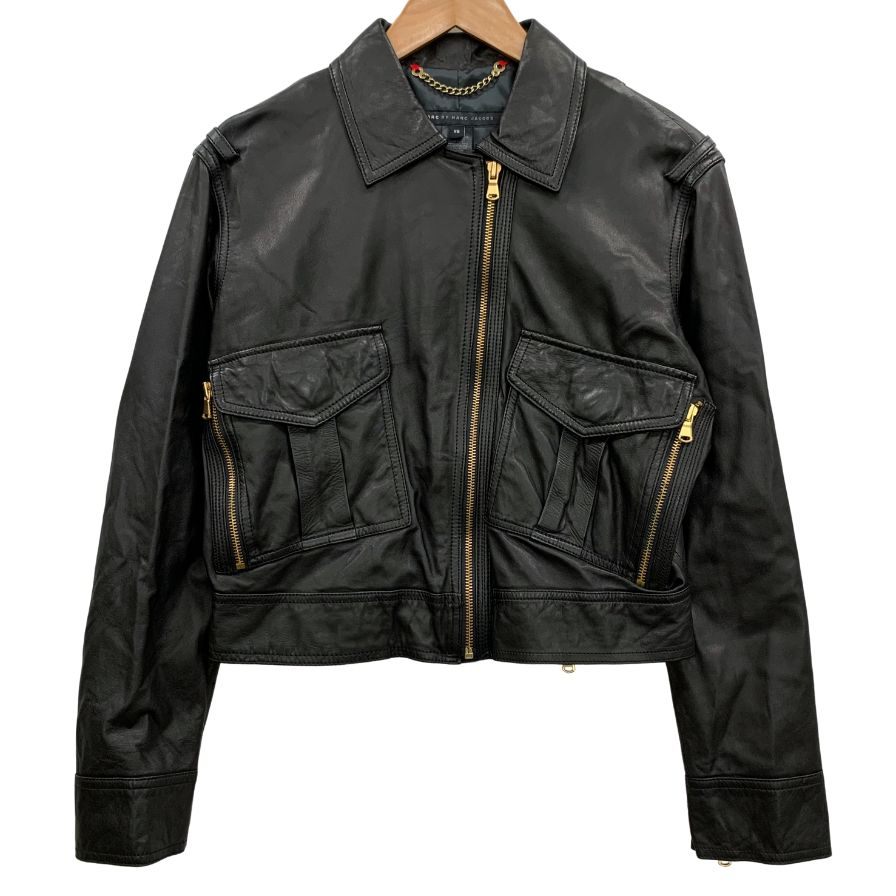 MARC BY MARC JACOBSライダースジャケット 美品◇マークバイマークジェイコブス レザー ジャケット