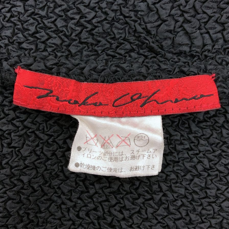 中古◇ノコオーノ プリーツ加工 フラワー付きジャケット