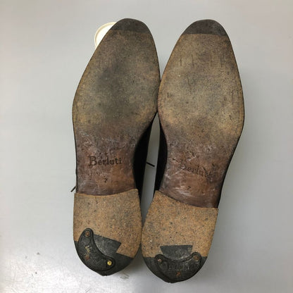 ベルルッティ オルガ期 カリグラフィ ラピエセ ルプリゼ シューズ パープル メンズ サイズ7  Berluti 約25.5cm【AFC35】