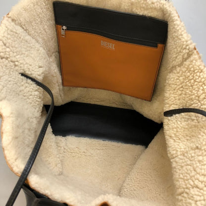 ディーゼル ボア トートバッグ ロゴシャーム付 ユニセックス ブラウン DIESEL【AFE9】