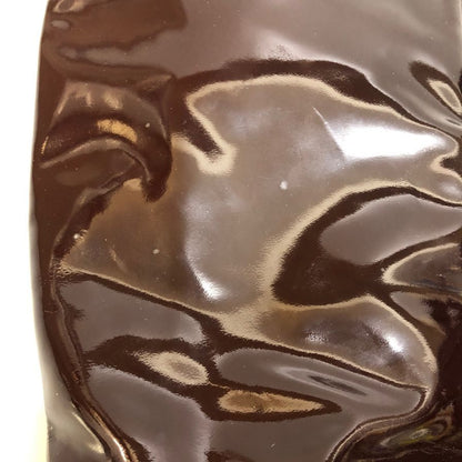 シャネル パテントレザー ロングブーツ ココマーク ブラウン レディース サイズ39C CHANEL 約25.5cm【AFC47】