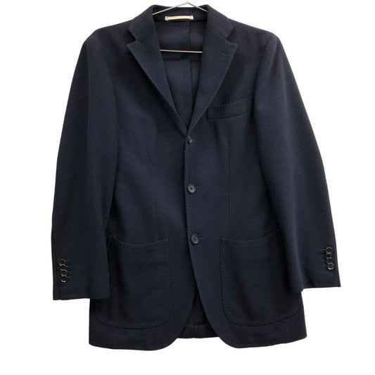 極美品◆リングヂャケット 3B ジャケット 春夏用 ウール メンズ サイズ44 ネイビー RING JACKET 【AFA8】