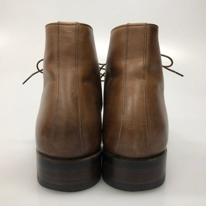 シェットランドフォックス チャッカブーツ 3076 コンビ グラスゴーシリーズ  ブラウン メンズ サイズUK7 SHETLANDFOX 約25.5cm【AFD3】