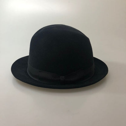 テシ ラビットファー フェルト 中折れ ハット ブラック  サイズ 60 TESI【AFB49】