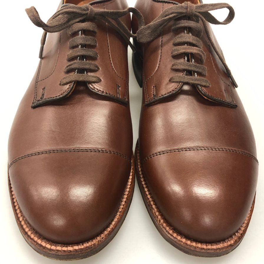 オールデン レザーシューズ N6511 カーフ 外羽根 メンズ ブラウン サイズ6ハーフ ALDEN ビジネスシューズ 約24.5cm【LA】【中古】