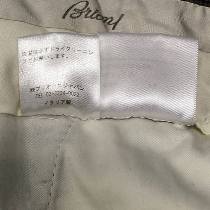 ブリオーニ スラックス チェック メンズ ウール ポリウレタン サイズ48 ブラウン系 Brioni【】