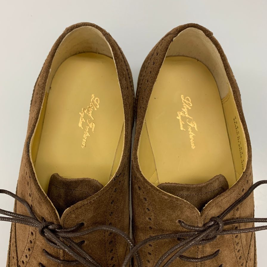 ロイドフットウェア レザーシューズ 2826ER04 ウイングチップ スエード メンズ サイズ7 ブラウン系 Lloyd Footwear 約25.5cm【AFD14】