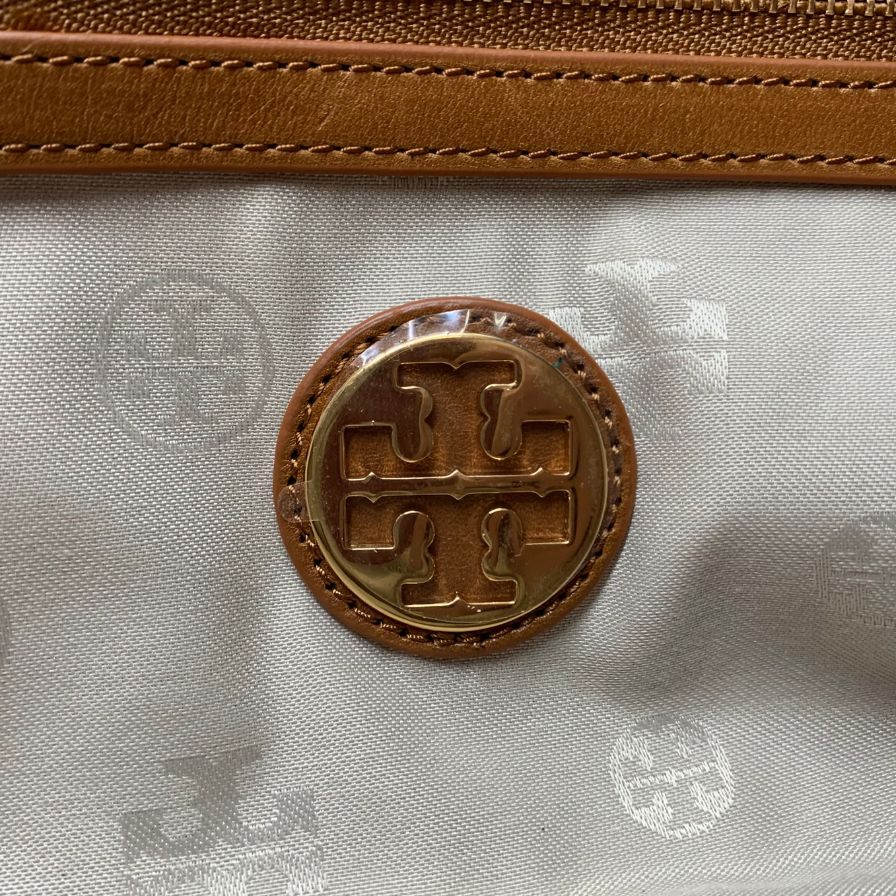 トリーバーチ ハンドバッグ レザー ゴールド金具 キャメル