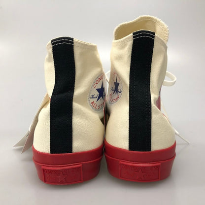 コンバース コムデギャルソン ハイカット スニーカー チャックテイラー メンズ ホワイト サイズ26cm  CONVERSE 約26.0cm【AFD13】