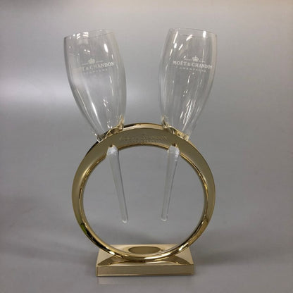 モエシャンドン グラススタンド ペア リングホルダー MOET&CHANDON【AFI28】【中古】