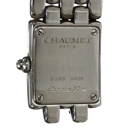 ショーメ ケイシス ローマン スクエア レディース腕時計 青文字盤 クオーツ ブルー CHAUMET【AFI19】