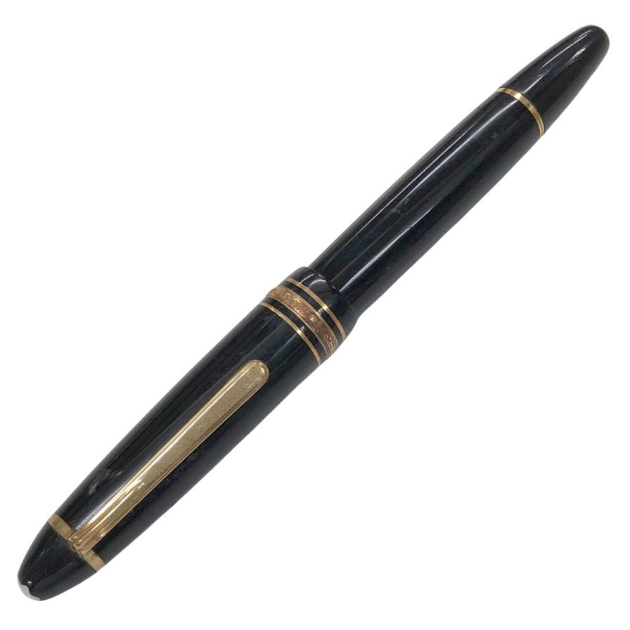 モンブラン 万年筆 マイスターシュテュック 4810 No.146 ペン先14C 585 ブラック×ゴールド MONTBLANC【AFI8】