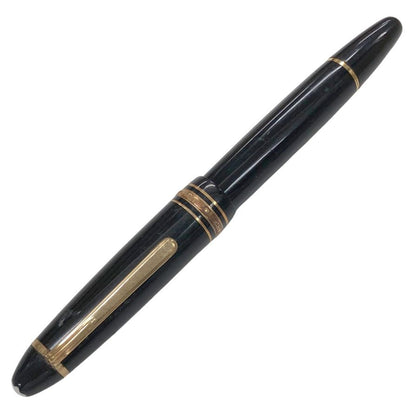 モンブラン 万年筆 マイスターシュテュック 4810 No.146 ペン先14C 585 ブラック×ゴールド MONTBLANC【AFI8】