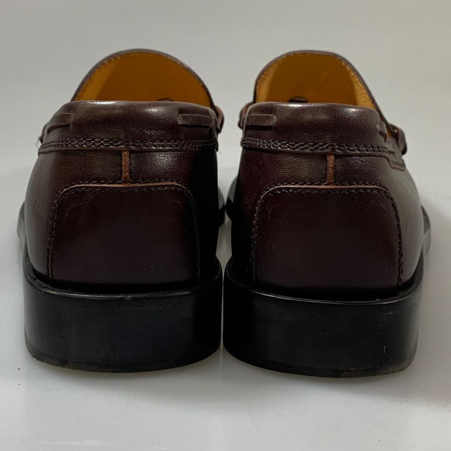 トッズ タッセルローファー カーフ ブラウン サイズ8 メンズ TOD`S 約27.0cm【AFC42】