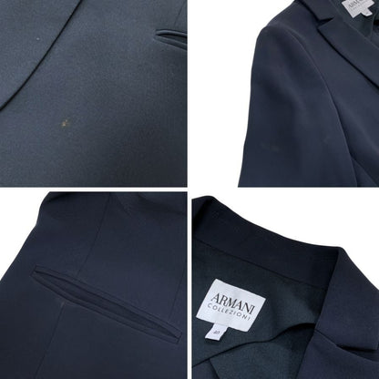 中古◆アルマーニコレッツェオーニ テーラードジャケット シングル 1B レディース サイズ40 ARMANI COLLEZIONI 【AFB15】