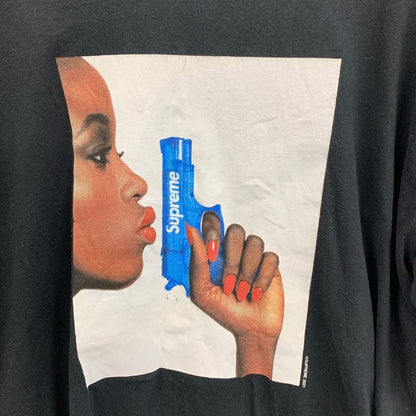 美品◆シュプリーム 21SS Tシャツ Water Pistol 水鉄砲 ブラック メンズ サイズXL Supreme 【AFB26】