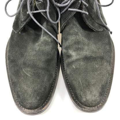 バーニーズニューヨーク チャッカブーツ スエード ブラック サイズ41.5  BARNEYS NEW YORK 約26.5cm【AFC44-2】