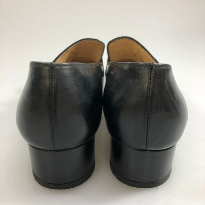 サルバトーレ フェラガモ ウッドビットローファー ブラック レディース サイズ7C Salvatore Ferragamo 約24.0cm【AFC47】
