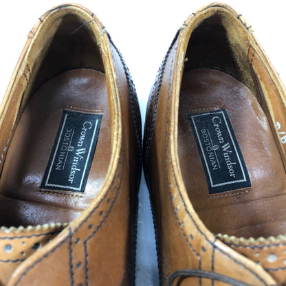 ボストニアン ウィングチップ レザーシューズ ブラウン メンズ サイズ9F BOSTONIAN 約27.0cm【AFC50】