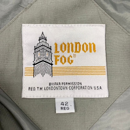美品◆ロンドンフォグ スイングトップ USA製 グレー メンズ サイズ42 LONDON FOG 【AFB20】