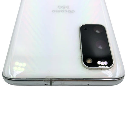 サムスン スマートフォン ギャラクシー S20 5G ホワイト Samsung Galaxy【AFI3】【中古】