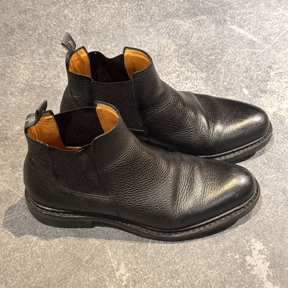 パラブーツ サイドゴアブーツ シャンフォート グレインレザー ブラック サイズUK6.5 Paraboot ブーツ 約25.5cm【LA】【中古】