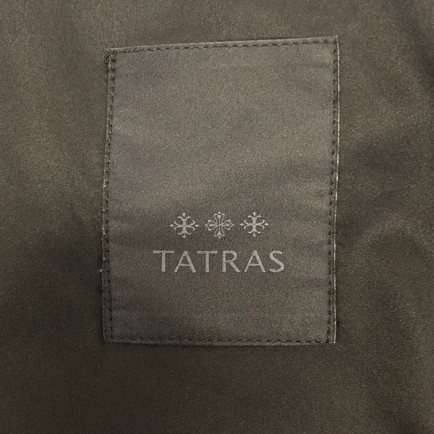 美品◆タトラス アストーニ エコファー スタンドカラー ブルゾン ブラック サイズ3 TATRAS ASTONI 【AFA4】