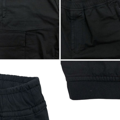 ストーンアイランド カーゴパンツ 791531314 ロゴパッチ コットン ウール ポリウレタン サイズW31 メンズ ブラック STONE ISLAND 【AFB19】