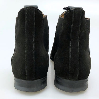 クロケット＆ジョーンズ チェルシー ブラック スエード サイズUK7.5 Crockett&Jones スエードシューズ 約26.0cm【LA】【中古】