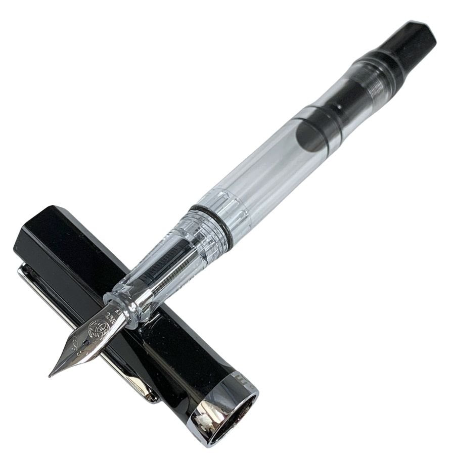 ツイスビー 万年筆 ECO クリア ブラック EF字 TWSBI【AFI17】