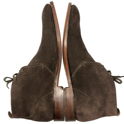 グレンソン チャッカブーツ 5024 スエード サイズ8 ブラウン メンズ GRENSON 約27.0cm【AFD14】