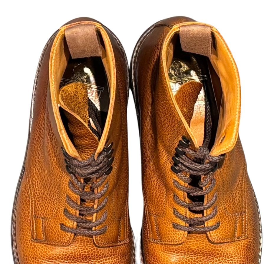 クロケット&ジョーンズ コニストン2 カントリーブーツ グレインレザー ブラウン サイズUK6.5E CROCKETT&JONES ブーツ 約25.0cm【LA】【中古】