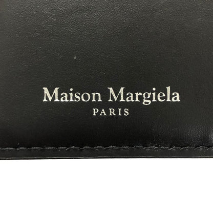 メゾンマルジェラ カードケース レザー 4ステッチ S55UI0203 ユニセックス ブラック Maison Margiela【AFI4】