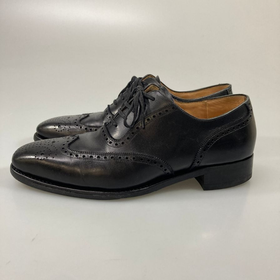 フォーティーセカンド ロイヤルハイランド ウィングチップ メンズ サイズ UK6 ブラック 4nd Royal Highland 約25.0cm【AFC43】